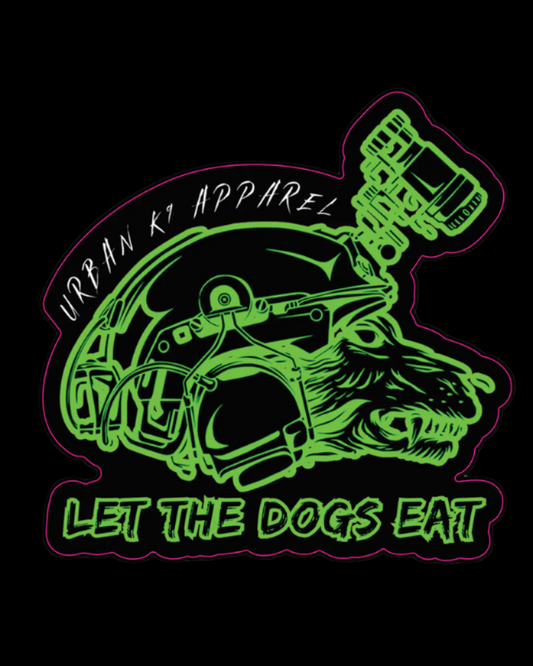 Let The Dogs Eat Sticker