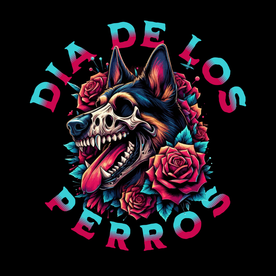 Dia De Los Perros Pullover Hoodie