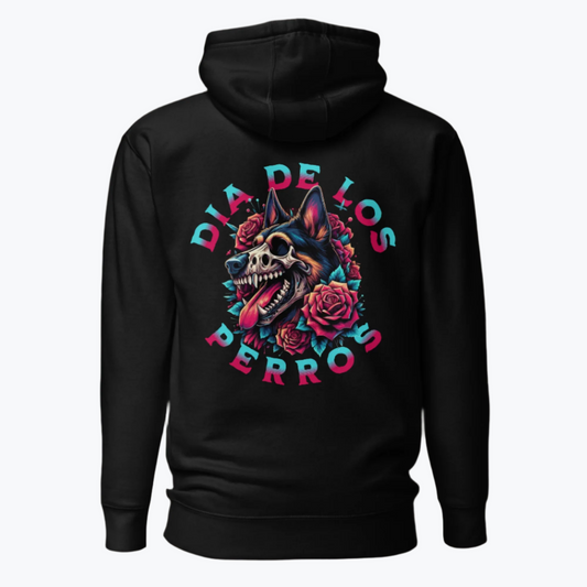 Dia De Los Perros Pullover Hoodie
