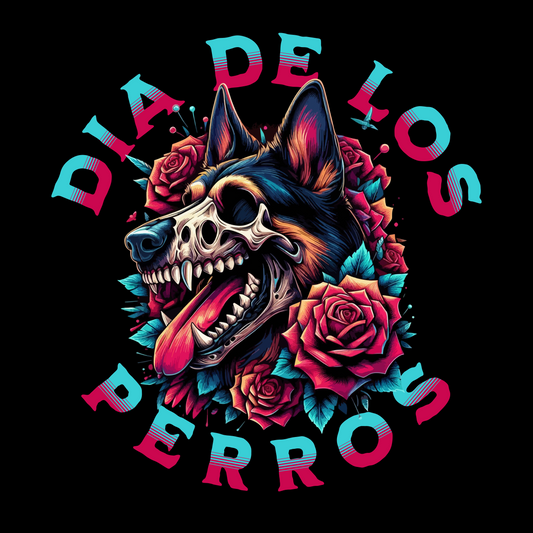 Dia De Los Perros Crop Top